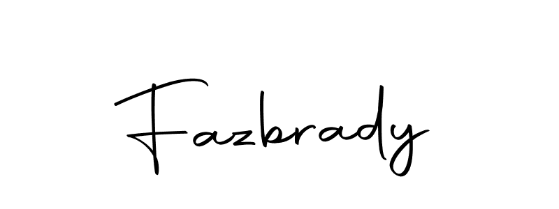 You should practise on your own different ways (Autography-DOLnW) to write your name (Fazbrady) in signature. don't let someone else do it for you. Fazbrady signature style 10 images and pictures png