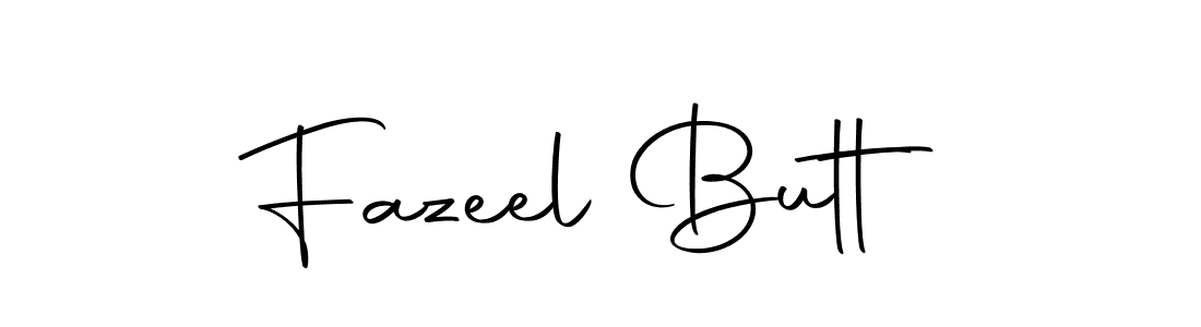 Create a beautiful signature design for name Fazeel Butt. With this signature (Autography-DOLnW) fonts, you can make a handwritten signature for free. Fazeel Butt signature style 10 images and pictures png