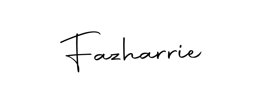 Fazharrie stylish signature style. Best Handwritten Sign (Autography-DOLnW) for my name. Handwritten Signature Collection Ideas for my name Fazharrie. Fazharrie signature style 10 images and pictures png