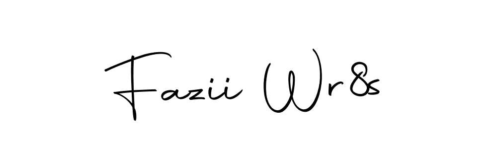 Create a beautiful signature design for name Fazii Wr8s. With this signature (Autography-DOLnW) fonts, you can make a handwritten signature for free. Fazii Wr8s signature style 10 images and pictures png