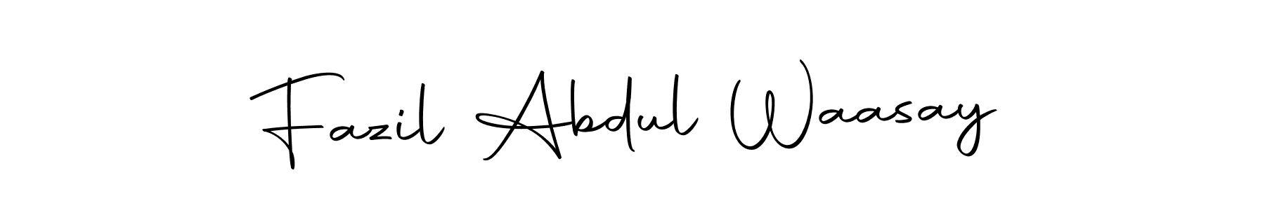 How to make Fazil Abdul Waasay signature? Autography-DOLnW is a professional autograph style. Create handwritten signature for Fazil Abdul Waasay name. Fazil Abdul Waasay signature style 10 images and pictures png