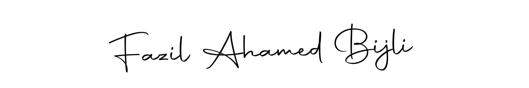 Use a signature maker to create a handwritten signature online. With this signature software, you can design (Autography-DOLnW) your own signature for name Fazil Ahamed Bijli. Fazil Ahamed Bijli signature style 10 images and pictures png