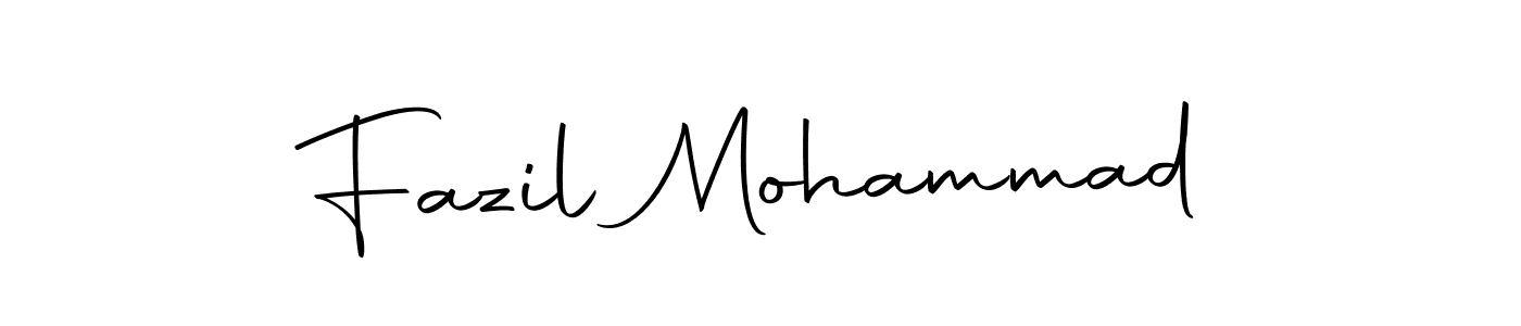 Make a beautiful signature design for name Fazil Mohammad. With this signature (Autography-DOLnW) style, you can create a handwritten signature for free. Fazil Mohammad signature style 10 images and pictures png