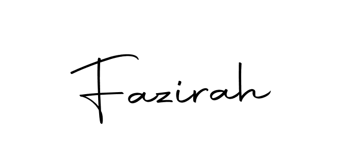 The best way (Autography-DOLnW) to make a short signature is to pick only two or three words in your name. The name Fazirah include a total of six letters. For converting this name. Fazirah signature style 10 images and pictures png