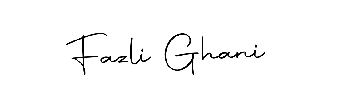 Autography-DOLnW is a professional signature style that is perfect for those who want to add a touch of class to their signature. It is also a great choice for those who want to make their signature more unique. Get Fazli Ghani name to fancy signature for free. Fazli Ghani signature style 10 images and pictures png