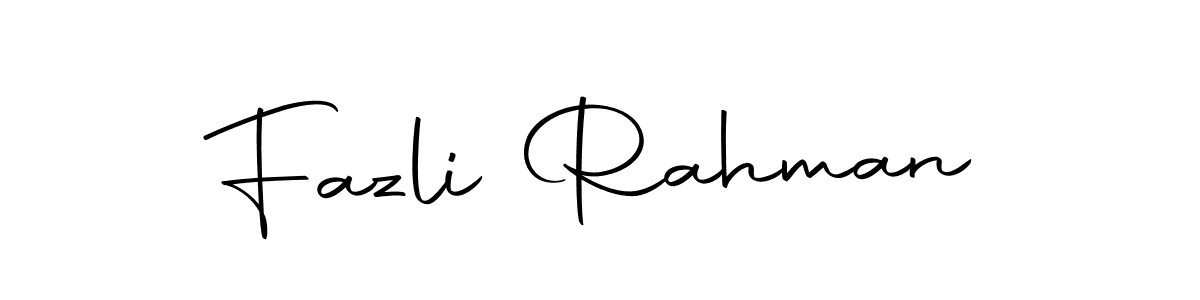 Fazli Rahman stylish signature style. Best Handwritten Sign (Autography-DOLnW) for my name. Handwritten Signature Collection Ideas for my name Fazli Rahman. Fazli Rahman signature style 10 images and pictures png