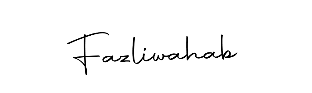 Similarly Autography-DOLnW is the best handwritten signature design. Signature creator online .You can use it as an online autograph creator for name Fazliwahab. Fazliwahab signature style 10 images and pictures png