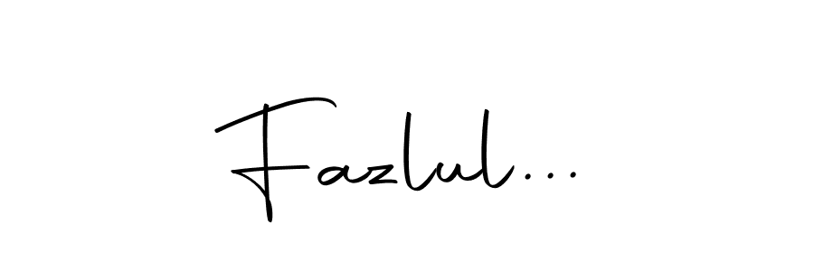 Make a beautiful signature design for name Fazlul.... With this signature (Autography-DOLnW) style, you can create a handwritten signature for free. Fazlul... signature style 10 images and pictures png