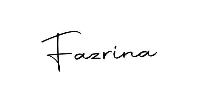 You should practise on your own different ways (Autography-DOLnW) to write your name (Fazrina) in signature. don't let someone else do it for you. Fazrina signature style 10 images and pictures png