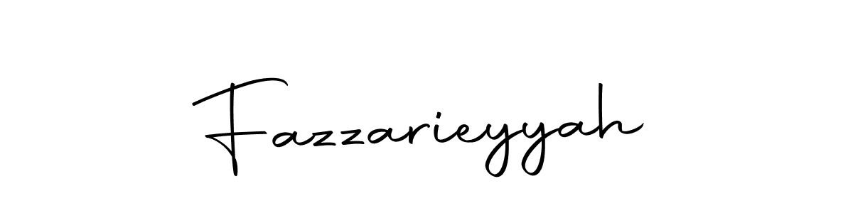 How to make Fazzarieyyah name signature. Use Autography-DOLnW style for creating short signs online. This is the latest handwritten sign. Fazzarieyyah signature style 10 images and pictures png