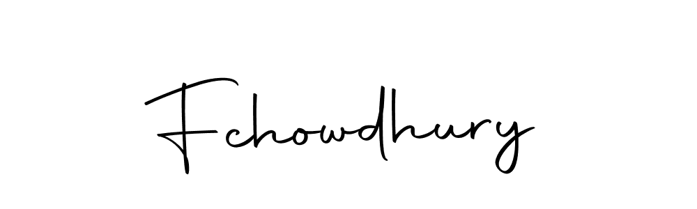 How to make Fchowdhury signature? Autography-DOLnW is a professional autograph style. Create handwritten signature for Fchowdhury name. Fchowdhury signature style 10 images and pictures png
