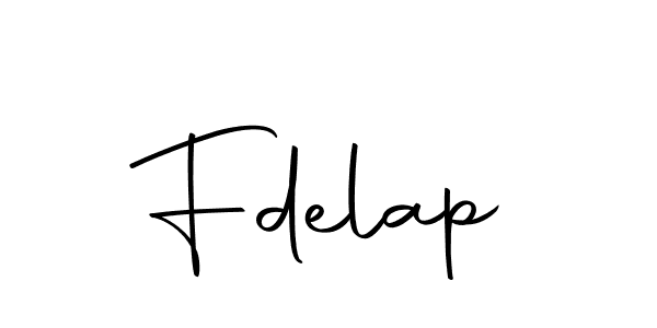 Use a signature maker to create a handwritten signature online. With this signature software, you can design (Autography-DOLnW) your own signature for name Fdelap. Fdelap signature style 10 images and pictures png