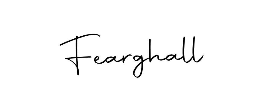 Make a beautiful signature design for name Fearghall. With this signature (Autography-DOLnW) style, you can create a handwritten signature for free. Fearghall signature style 10 images and pictures png