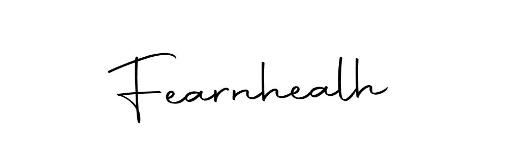 if you are searching for the best signature style for your name Fearnhealh. so please give up your signature search. here we have designed multiple signature styles  using Autography-DOLnW. Fearnhealh signature style 10 images and pictures png