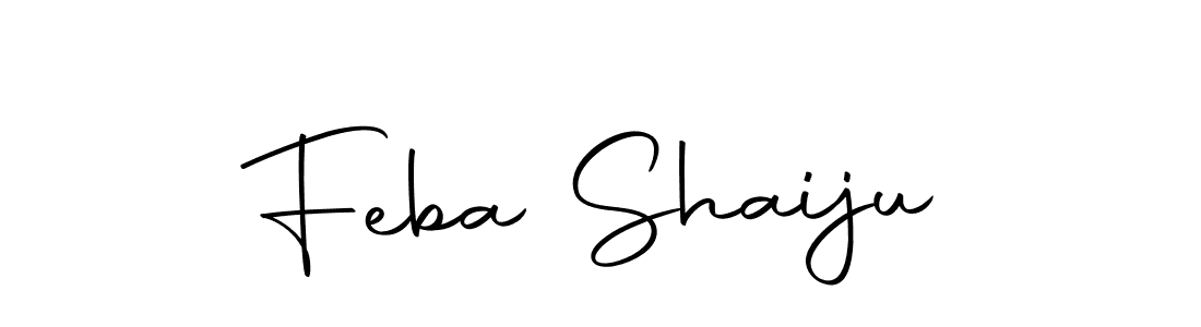 Feba Shaiju stylish signature style. Best Handwritten Sign (Autography-DOLnW) for my name. Handwritten Signature Collection Ideas for my name Feba Shaiju. Feba Shaiju signature style 10 images and pictures png