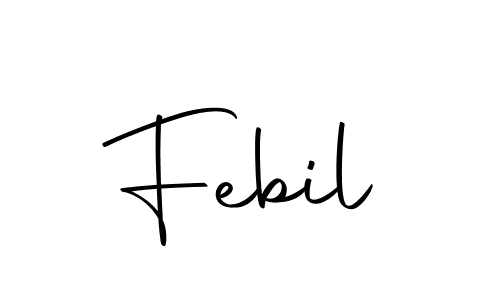 How to make Febil name signature. Use Autography-DOLnW style for creating short signs online. This is the latest handwritten sign. Febil signature style 10 images and pictures png