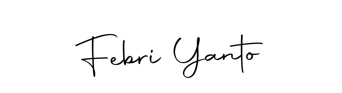 How to make Febri Yanto signature? Autography-DOLnW is a professional autograph style. Create handwritten signature for Febri Yanto name. Febri Yanto signature style 10 images and pictures png