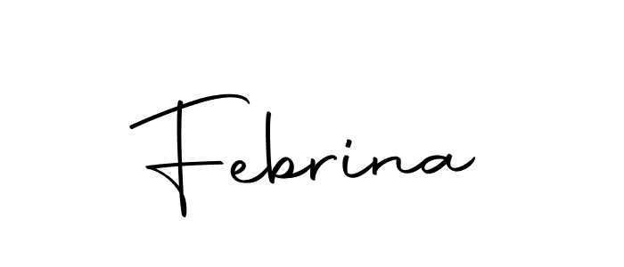 Similarly Autography-DOLnW is the best handwritten signature design. Signature creator online .You can use it as an online autograph creator for name Febrina. Febrina signature style 10 images and pictures png