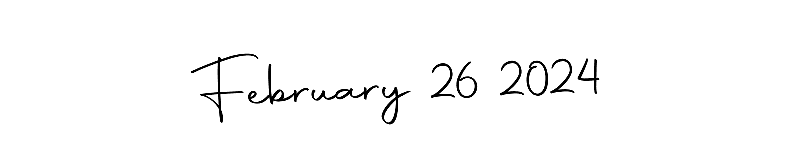 How to Draw February 26 2024 signature style? Autography-DOLnW is a latest design signature styles for name February 26 2024. February 26 2024 signature style 10 images and pictures png