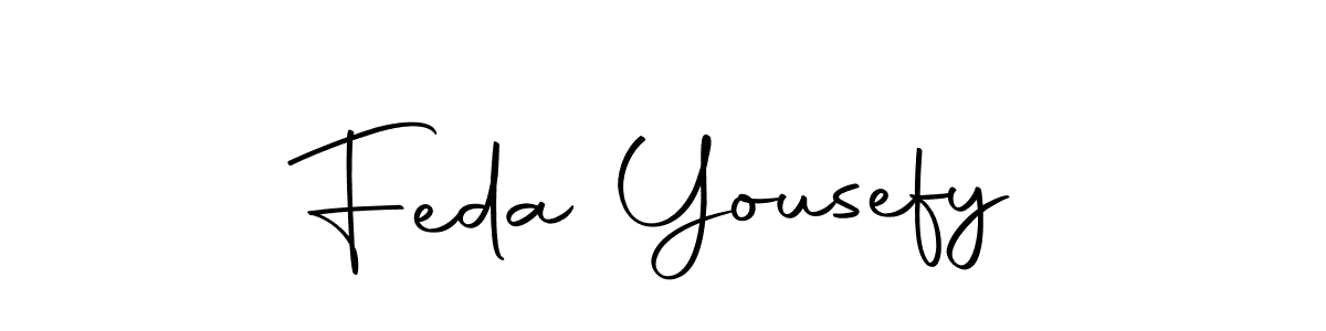 Feda Yousefy stylish signature style. Best Handwritten Sign (Autography-DOLnW) for my name. Handwritten Signature Collection Ideas for my name Feda Yousefy. Feda Yousefy signature style 10 images and pictures png