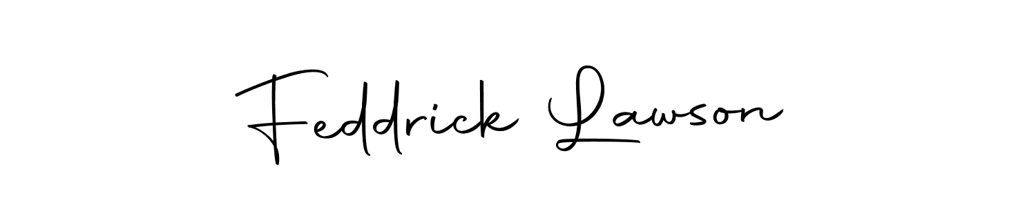 You should practise on your own different ways (Autography-DOLnW) to write your name (Feddrick Lawson) in signature. don't let someone else do it for you. Feddrick Lawson signature style 10 images and pictures png