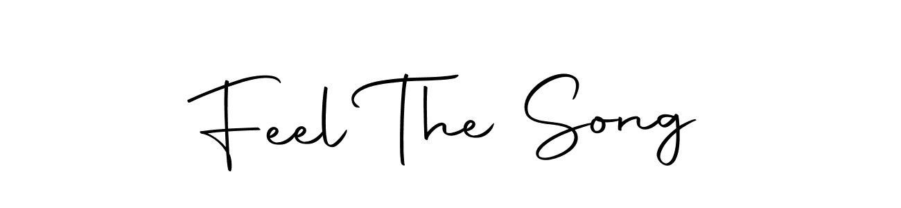 Create a beautiful signature design for name Feel The Song. With this signature (Autography-DOLnW) fonts, you can make a handwritten signature for free. Feel The Song signature style 10 images and pictures png