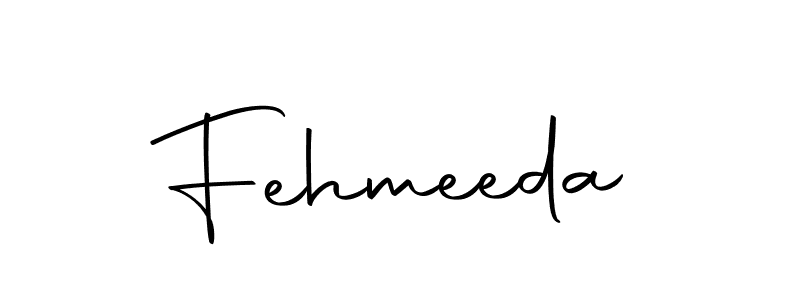 Design your own signature with our free online signature maker. With this signature software, you can create a handwritten (Autography-DOLnW) signature for name Fehmeeda. Fehmeeda signature style 10 images and pictures png