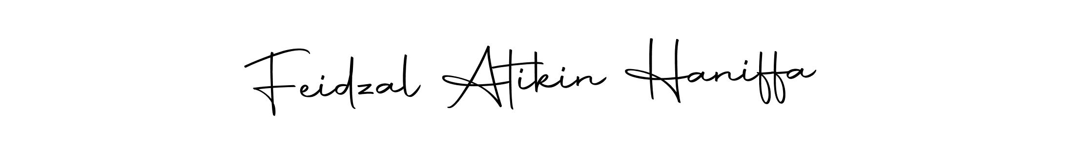 You can use this online signature creator to create a handwritten signature for the name Feidzal Atikin Haniffa. This is the best online autograph maker. Feidzal Atikin Haniffa signature style 10 images and pictures png