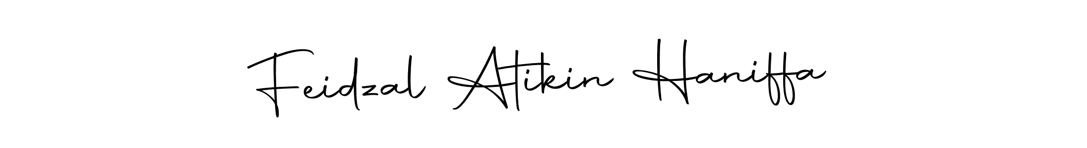 Make a short Feidzal Atikin Haniffa signature style. Manage your documents anywhere anytime using Autography-DOLnW. Create and add eSignatures, submit forms, share and send files easily. Feidzal Atikin Haniffa signature style 10 images and pictures png