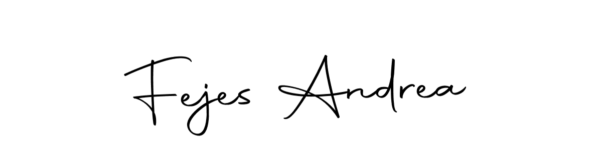 Fejes Andrea stylish signature style. Best Handwritten Sign (Autography-DOLnW) for my name. Handwritten Signature Collection Ideas for my name Fejes Andrea. Fejes Andrea signature style 10 images and pictures png