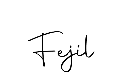 Design your own signature with our free online signature maker. With this signature software, you can create a handwritten (Autography-DOLnW) signature for name Fejil. Fejil signature style 10 images and pictures png