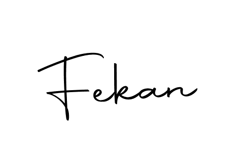You should practise on your own different ways (Autography-DOLnW) to write your name (Fekan) in signature. don't let someone else do it for you. Fekan signature style 10 images and pictures png