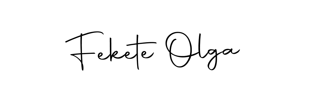 How to make Fekete Olga signature? Autography-DOLnW is a professional autograph style. Create handwritten signature for Fekete Olga name. Fekete Olga signature style 10 images and pictures png