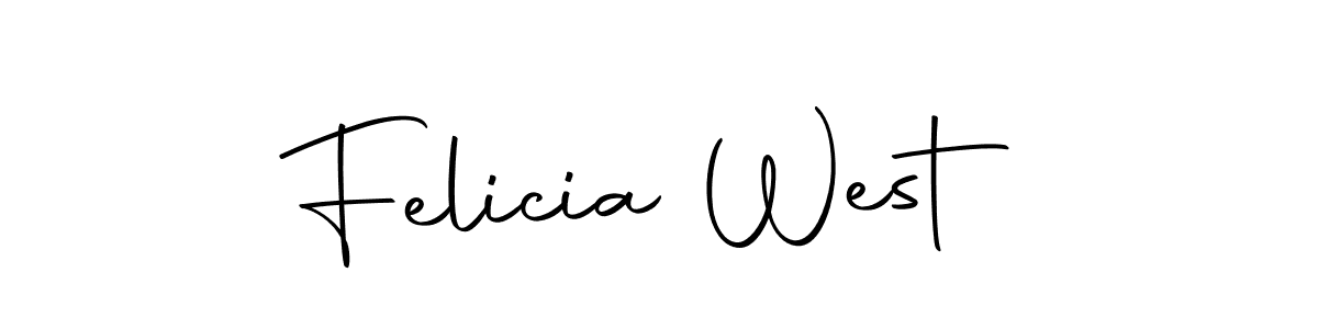 Make a beautiful signature design for name Felicia West. Use this online signature maker to create a handwritten signature for free. Felicia West signature style 10 images and pictures png