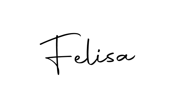 Felisa stylish signature style. Best Handwritten Sign (Autography-DOLnW) for my name. Handwritten Signature Collection Ideas for my name Felisa. Felisa signature style 10 images and pictures png