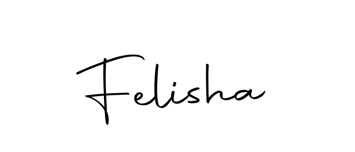 Use a signature maker to create a handwritten signature online. With this signature software, you can design (Autography-DOLnW) your own signature for name Felisha. Felisha signature style 10 images and pictures png