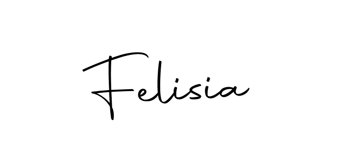 Make a beautiful signature design for name Felisia. With this signature (Autography-DOLnW) style, you can create a handwritten signature for free. Felisia signature style 10 images and pictures png