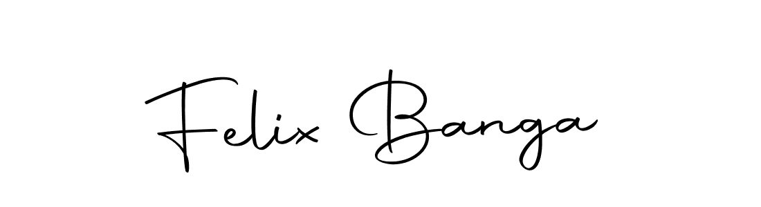 Use a signature maker to create a handwritten signature online. With this signature software, you can design (Autography-DOLnW) your own signature for name Felix Banga. Felix Banga signature style 10 images and pictures png