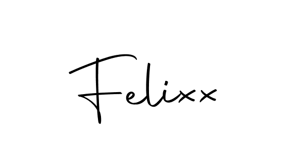 Design your own signature with our free online signature maker. With this signature software, you can create a handwritten (Autography-DOLnW) signature for name Felixx. Felixx signature style 10 images and pictures png