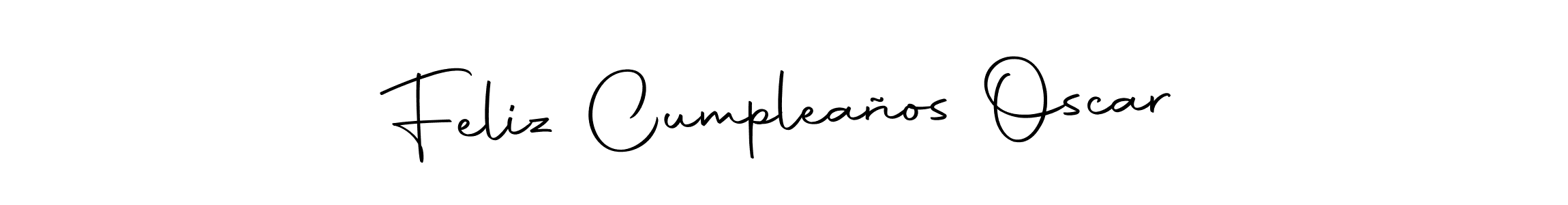 Make a beautiful signature design for name Feliz Cumpleaños Oscar. With this signature (Autography-DOLnW) style, you can create a handwritten signature for free. Feliz Cumpleaños Oscar signature style 10 images and pictures png