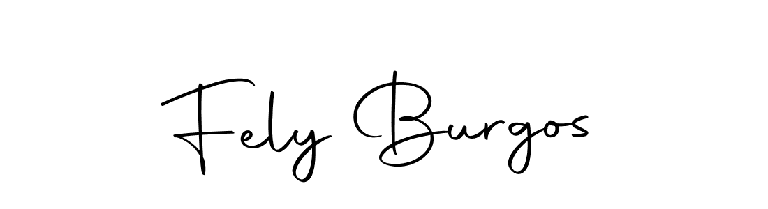 Fely Burgos stylish signature style. Best Handwritten Sign (Autography-DOLnW) for my name. Handwritten Signature Collection Ideas for my name Fely Burgos. Fely Burgos signature style 10 images and pictures png