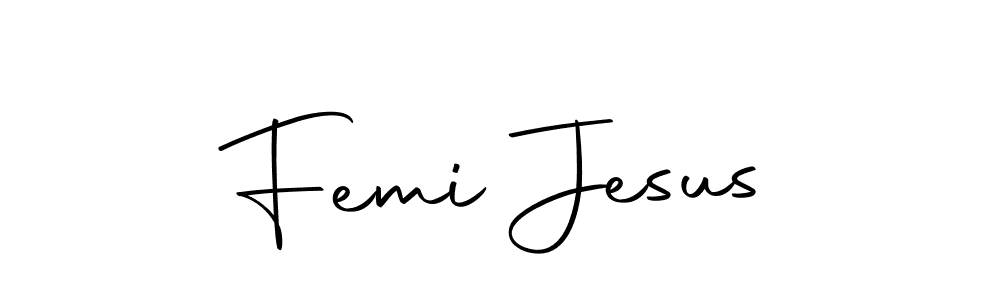 The best way (Autography-DOLnW) to make a short signature is to pick only two or three words in your name. The name Femi Jesus include a total of six letters. For converting this name. Femi Jesus signature style 10 images and pictures png