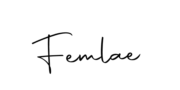 Create a beautiful signature design for name Femlae. With this signature (Autography-DOLnW) fonts, you can make a handwritten signature for free. Femlae signature style 10 images and pictures png