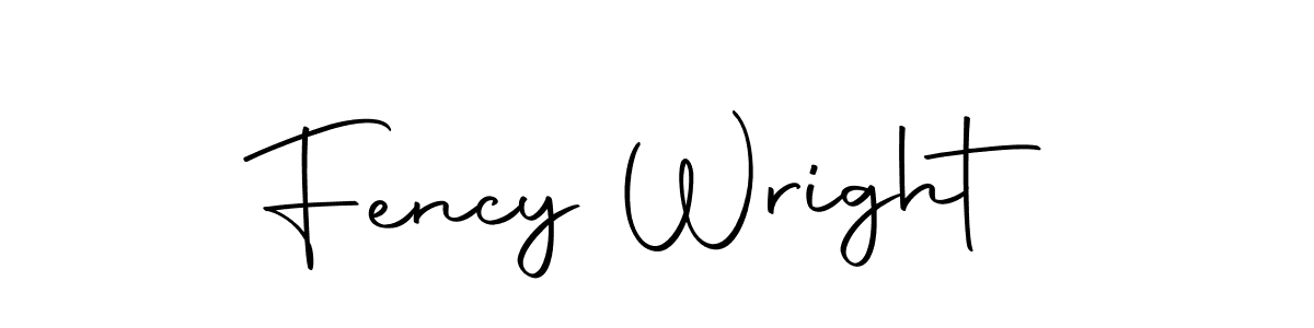 Make a beautiful signature design for name Fency Wright. With this signature (Autography-DOLnW) style, you can create a handwritten signature for free. Fency Wright signature style 10 images and pictures png