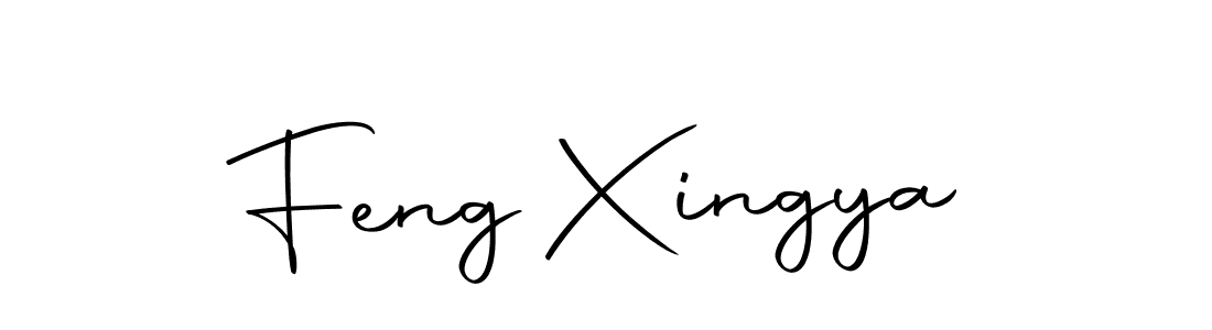 You should practise on your own different ways (Autography-DOLnW) to write your name (Feng Xingya) in signature. don't let someone else do it for you. Feng Xingya signature style 10 images and pictures png