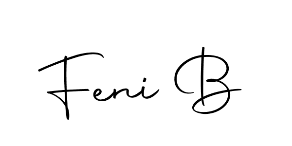Create a beautiful signature design for name Feni B. With this signature (Autography-DOLnW) fonts, you can make a handwritten signature for free. Feni B signature style 10 images and pictures png