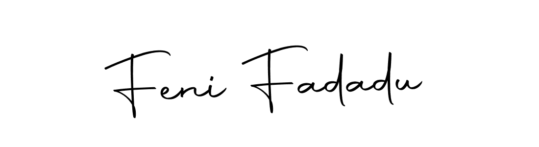 Feni Fadadu stylish signature style. Best Handwritten Sign (Autography-DOLnW) for my name. Handwritten Signature Collection Ideas for my name Feni Fadadu. Feni Fadadu signature style 10 images and pictures png