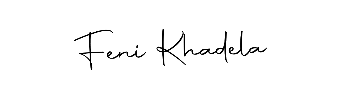 Autography-DOLnW is a professional signature style that is perfect for those who want to add a touch of class to their signature. It is also a great choice for those who want to make their signature more unique. Get Feni Khadela name to fancy signature for free. Feni Khadela signature style 10 images and pictures png