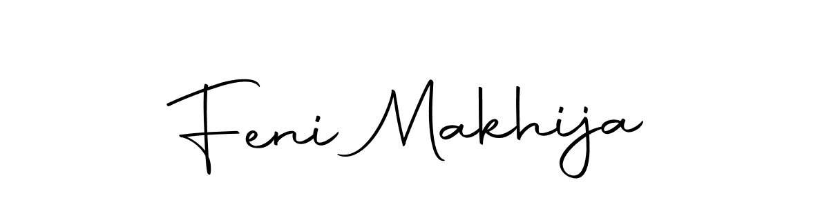 How to make Feni Makhija signature? Autography-DOLnW is a professional autograph style. Create handwritten signature for Feni Makhija name. Feni Makhija signature style 10 images and pictures png