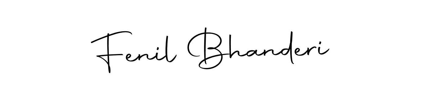 Make a beautiful signature design for name Fenil Bhanderi. With this signature (Autography-DOLnW) style, you can create a handwritten signature for free. Fenil Bhanderi signature style 10 images and pictures png